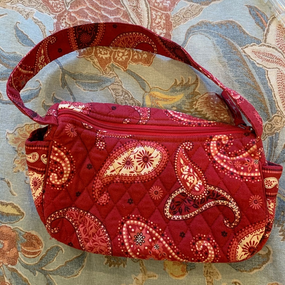 Vera Bradley Red Paisley purse.